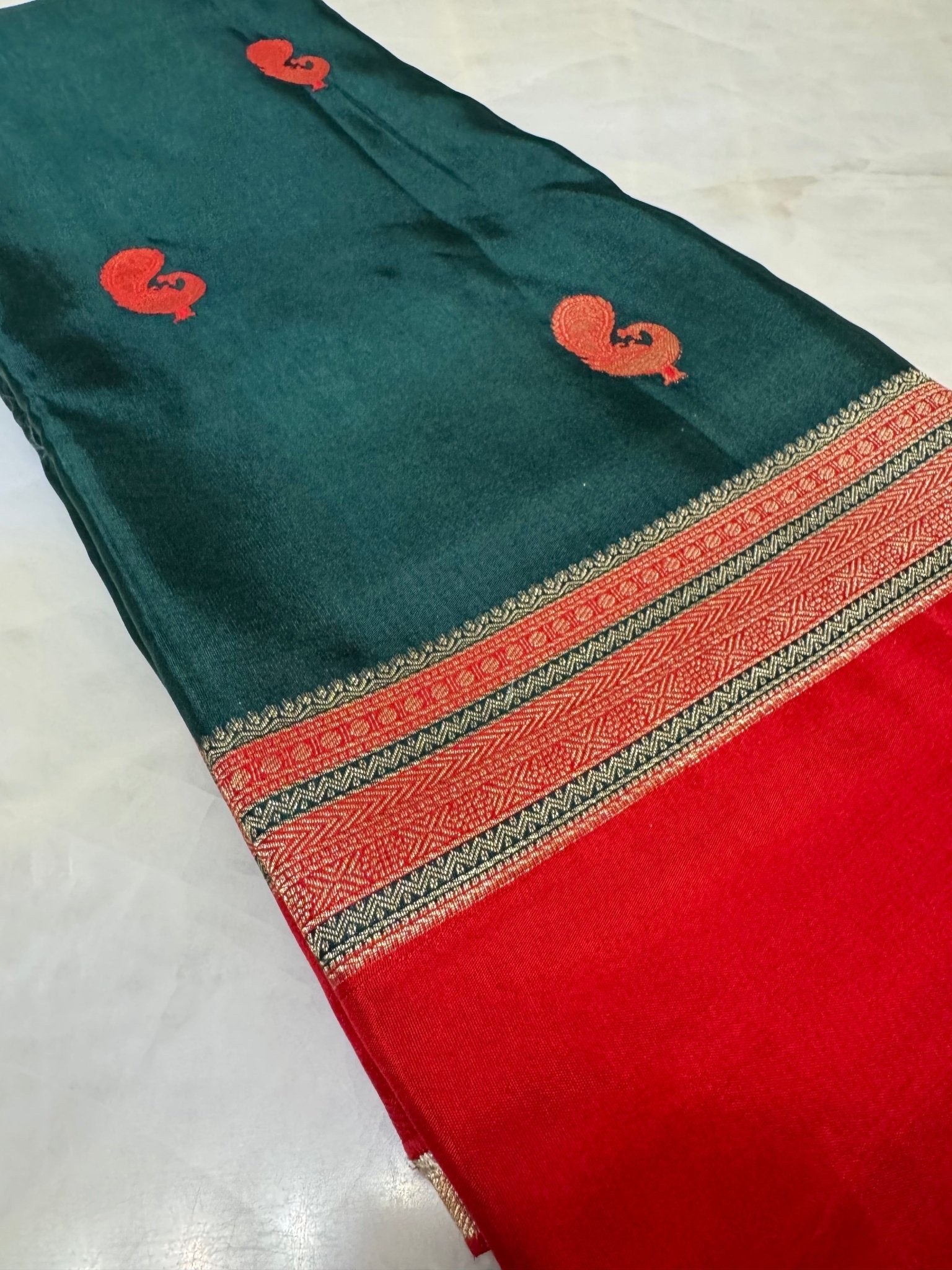 Pure Mix Mysore Silk Saree (Washable) - Kanjeevaram Silk Mandir