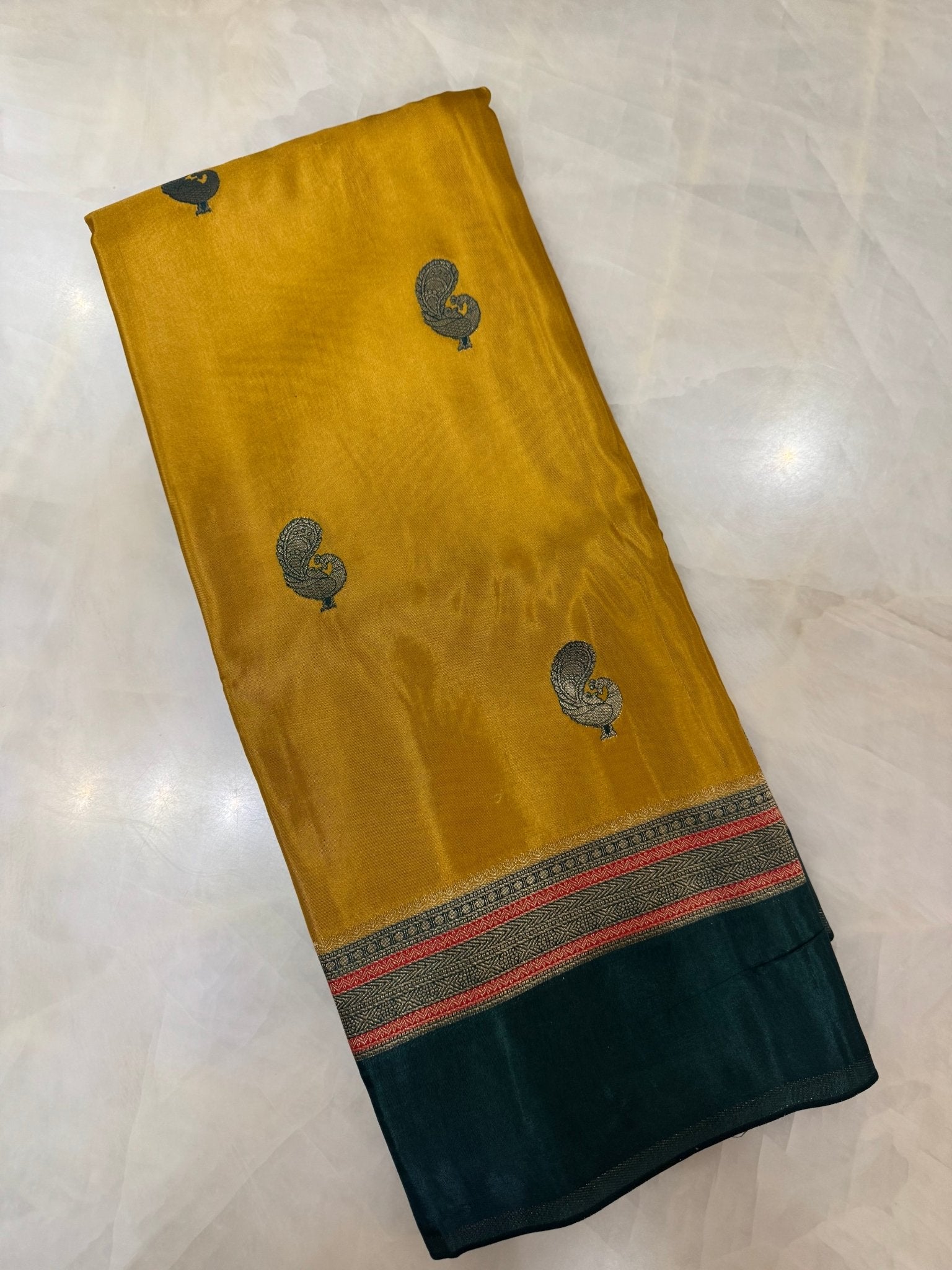 Pure Mix Mysore Silk Saree (Washable) - Kanjeevaram Silk Mandir