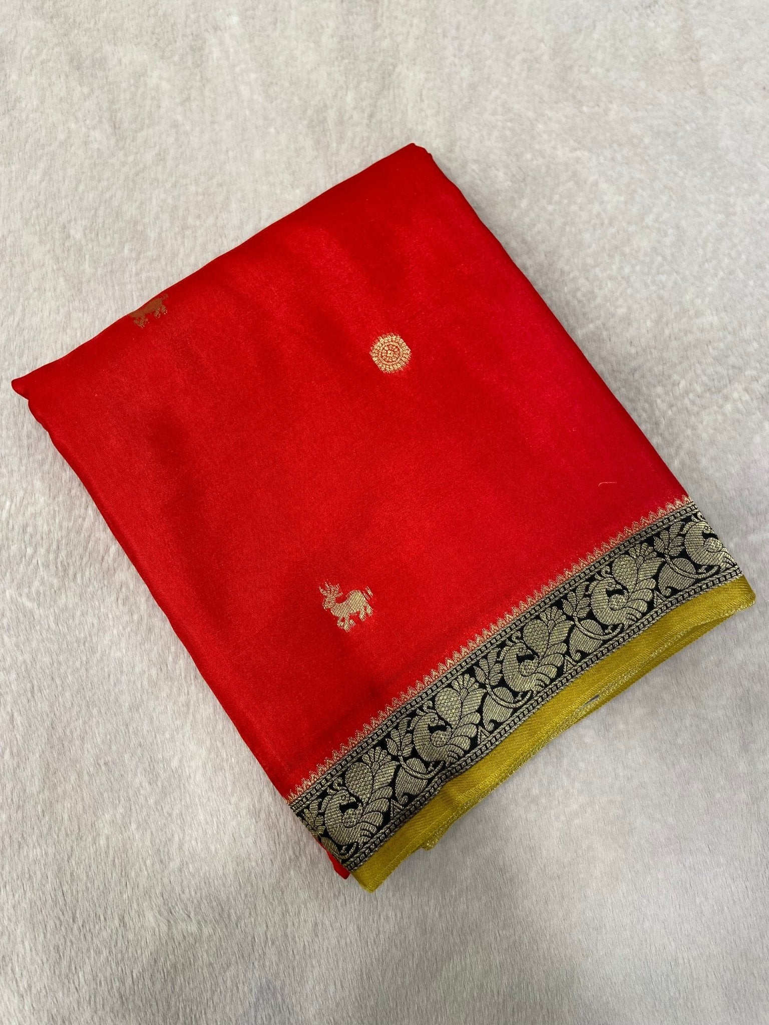 Pure Mix Mysore Silk Saree (Washable) - Kanjeevaram Silk Mandir