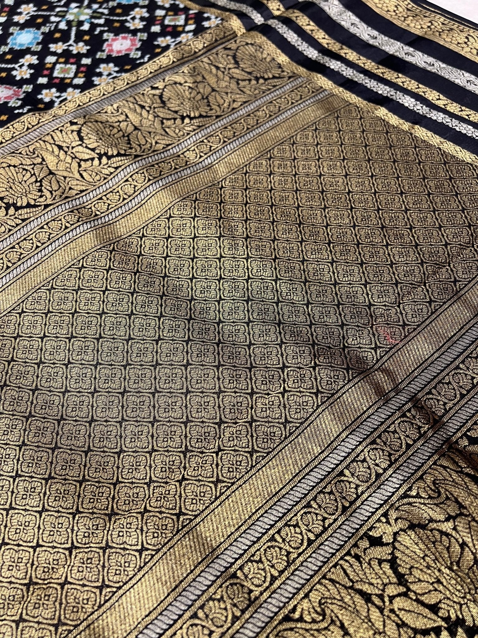 Pure Mix Pochampally Silk Saree - Kanjeevaram Silk Mandir