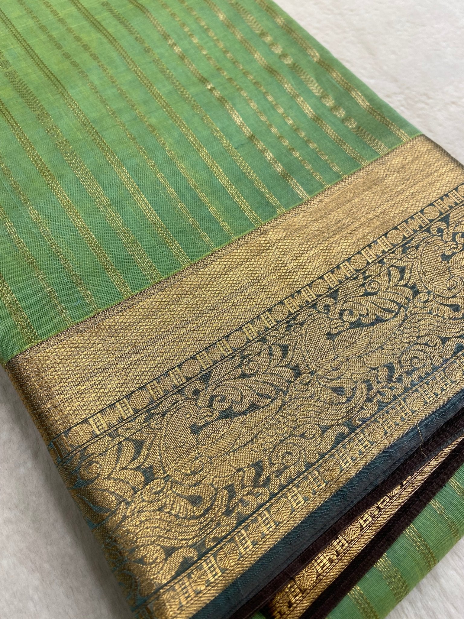 Pure Sico Cotton Saree - Kanjeevaram Silk Mandir