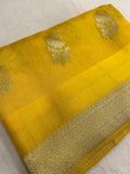 Pure Soft Manipuri Kota With Satin Border Saree💛 - Kanjeevaram Silk Mandir