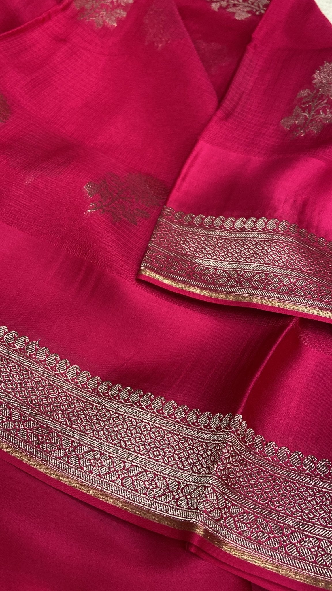 Pure Soft Manipuri Kota With Satin Border Saree - Kanjeevaram Silk Mandir