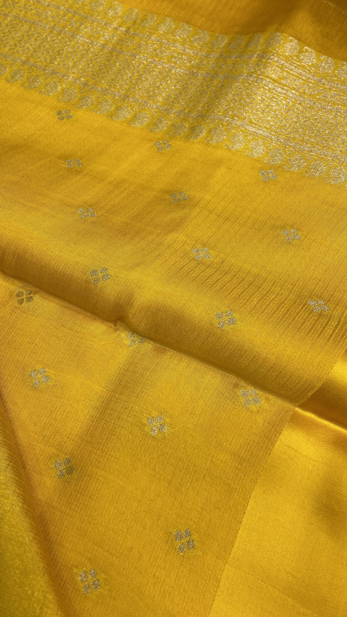 Pure Soft Manipuri Kota With Satin Border Saree💛 - Kanjeevaram Silk Mandir