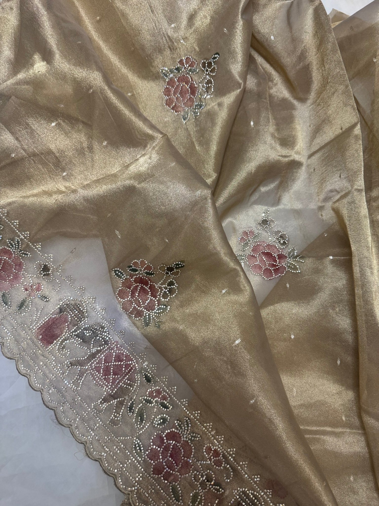 Pure Soft Tissue Organza Saree - Kanjeevaram Silk Mandir