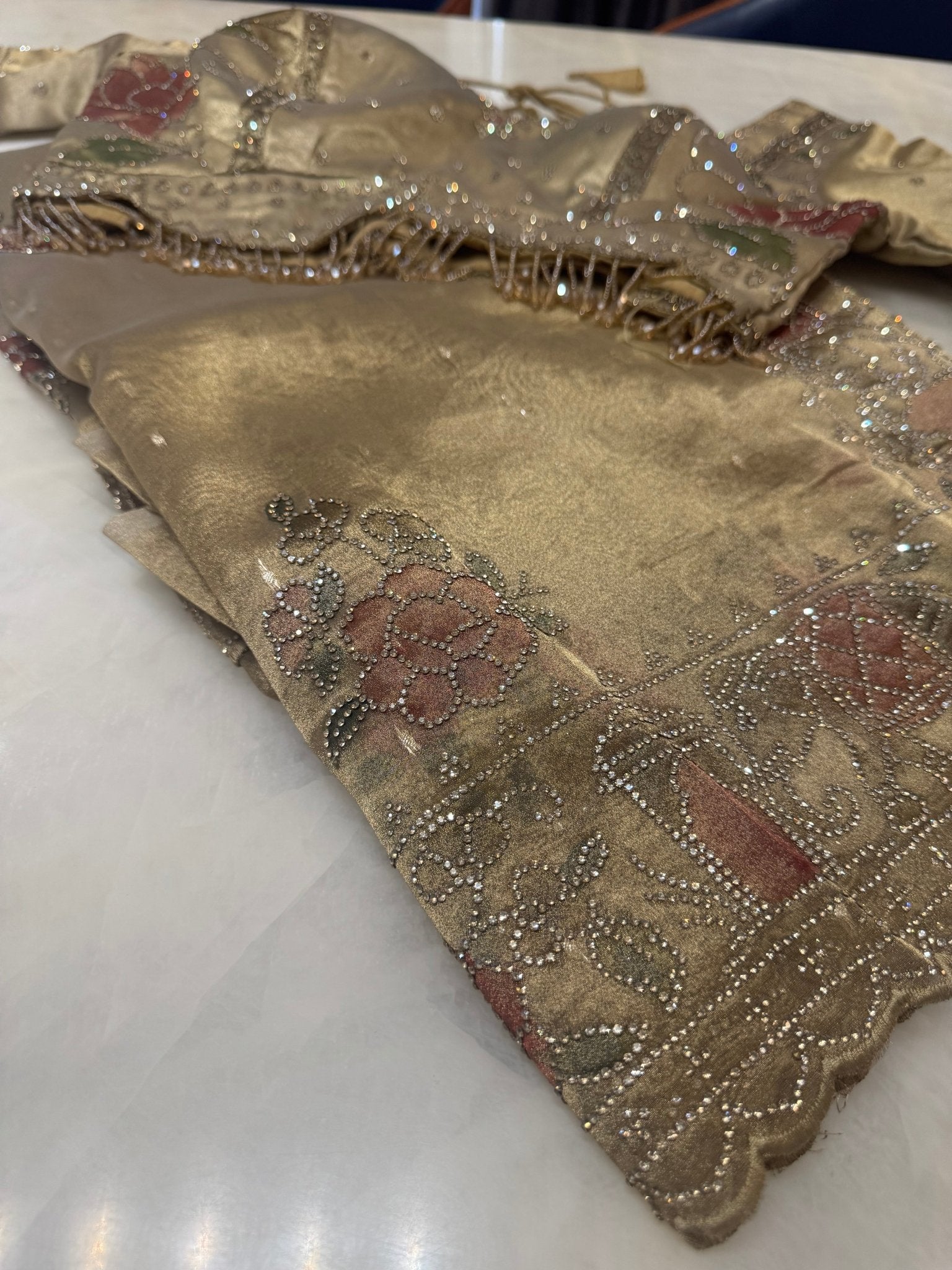 Pure Soft Tissue Organza Saree - Kanjeevaram Silk Mandir