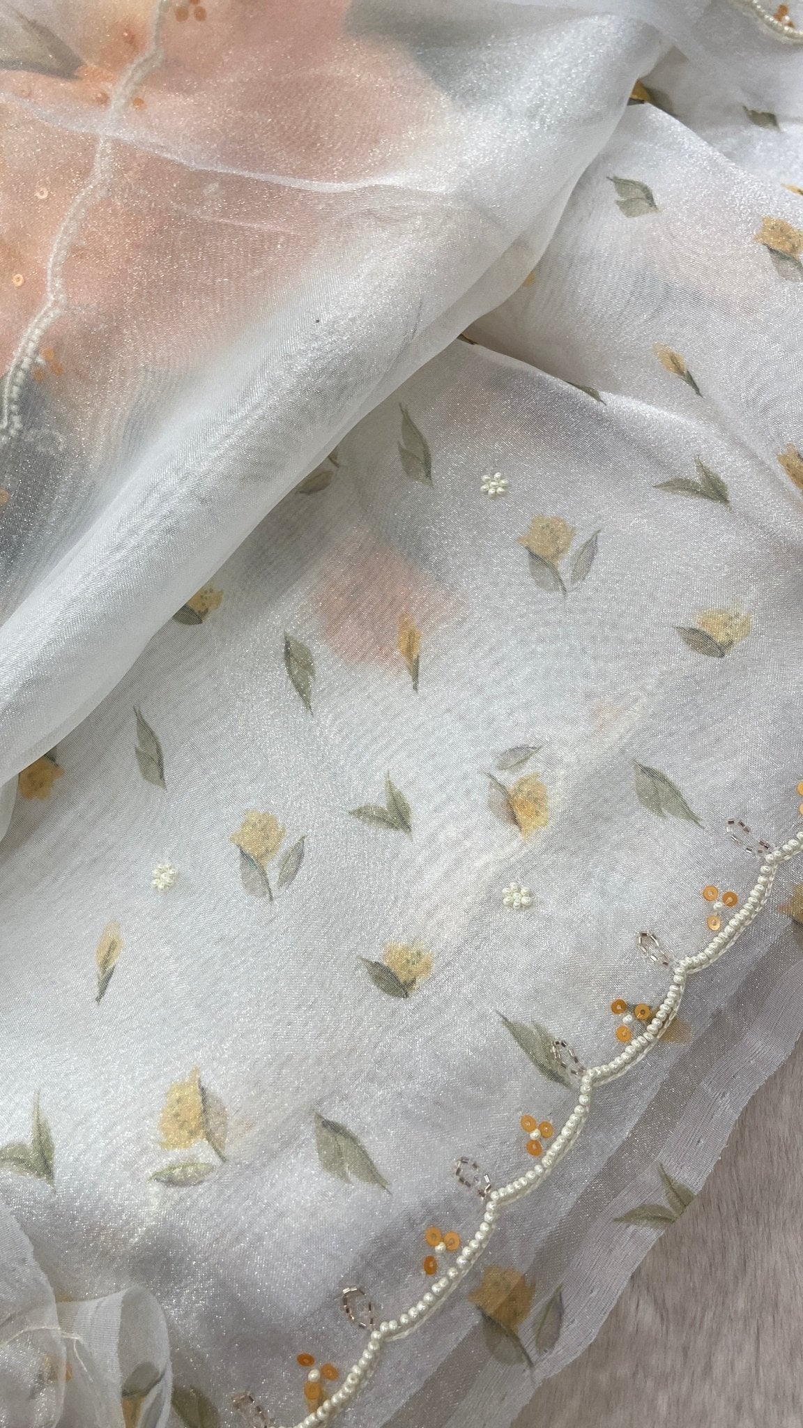 Pure Tissue Organza Saree - Kanjeevaram Silk Mandir