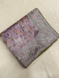 Pure Tissue Organza Saree (Lavender) - Kanjeevaram Silk Mandir
