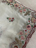 Pure Tissue Organza With Work Saree - Kanjeevaram Silk Mandir