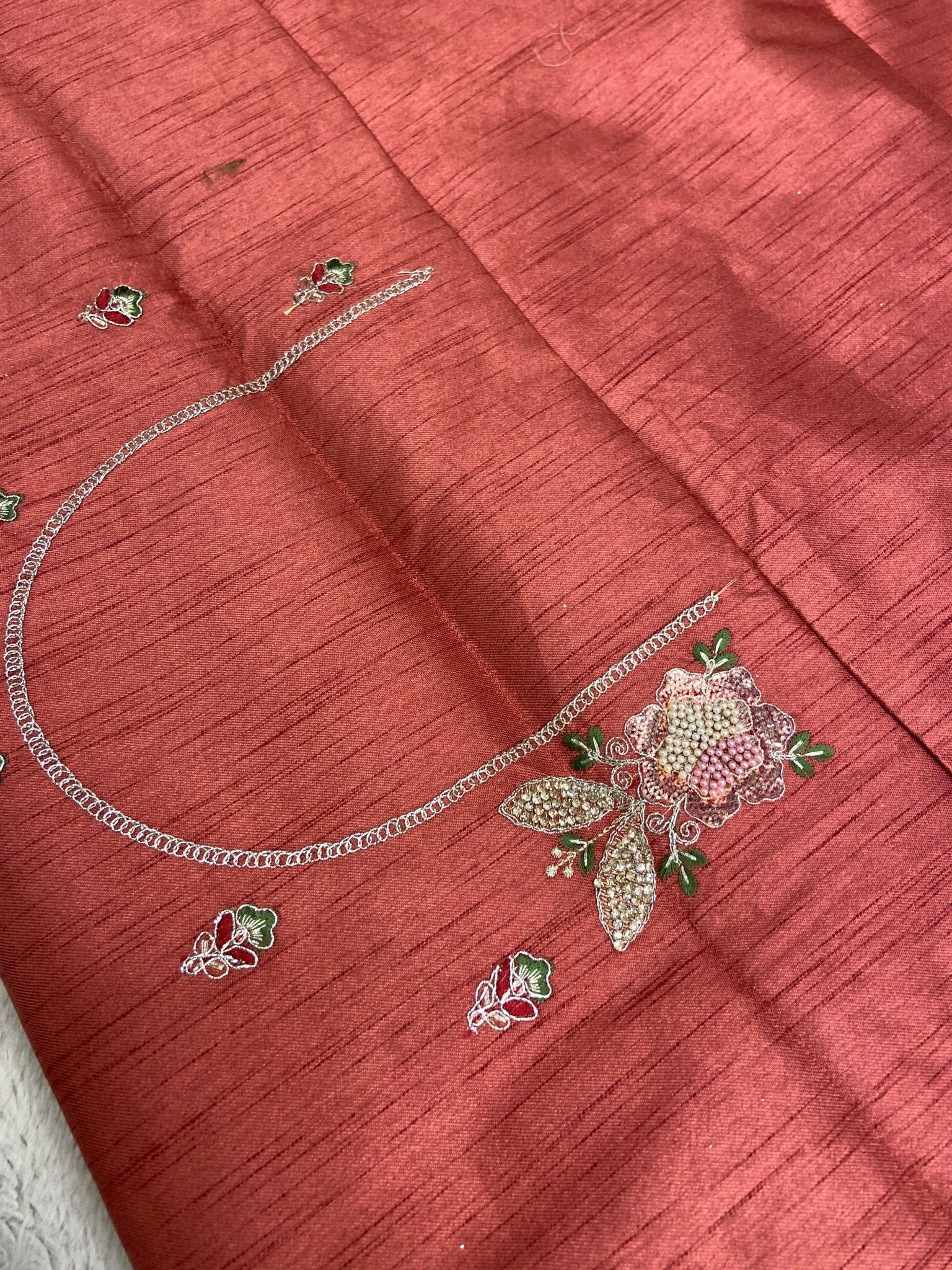 Pure Tissue Organza With Work Saree - Kanjeevaram Silk Mandir