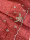 Pure Tissue Organza With Work Saree - Kanjeevaram Silk Mandir