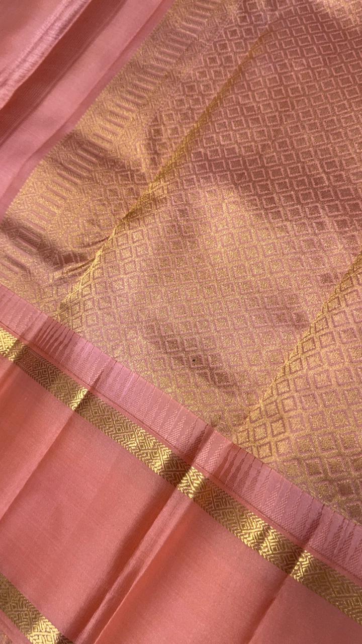 Pure zari handloom Kanjeevaram silk mark certified saree - Kanjeevaram Silk Mandir