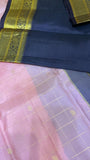 Pure Zari handloom Kanjeevaram silk mark certified saree - Kanjeevaram Silk Mandir