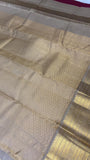 Pure Zari handloom Kanjeevaram silk mark certified saree - Kanjeevaram Silk Mandir