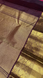 Pure Zari handloom Kanjeevaram silk mark certified saree - Kanjeevaram Silk Mandir