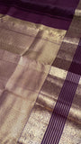 Pure Zari handloom Kanjeevaram silk mark certified saree - Kanjeevaram Silk Mandir