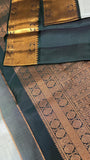 Pure Zari handloom Kanjeevaram silk mark certified saree - Kanjeevaram Silk Mandir