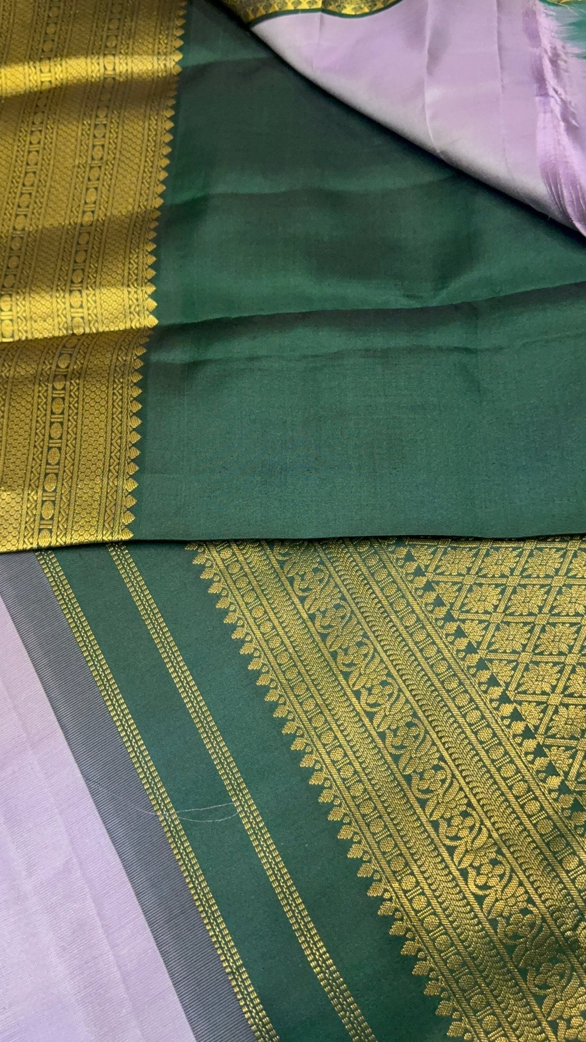 Pure zari handloom Kanjeevaram silk mark certified saree - Kanjeevaram Silk Mandir