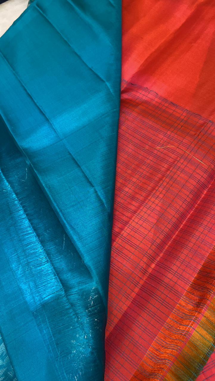 Pure Zari handloom Kanjeevaram silk mark certified saree - Kanjeevaram Silk Mandir