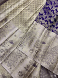 Pure Zari Handloom Kanjeevaram Silk Mark Certified Saree - Kanjeevaram Silk Mandir