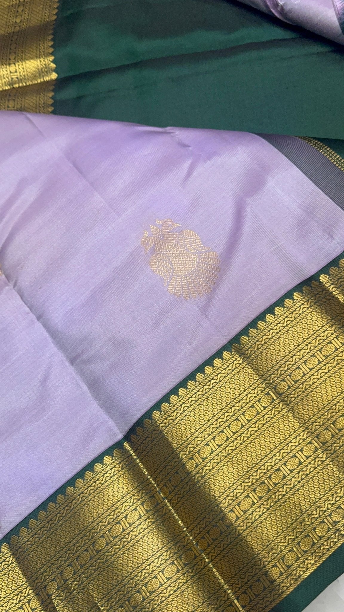 Pure zari handloom Kanjeevaram silk mark certified saree - Kanjeevaram Silk Mandir