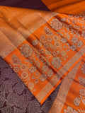 Pure Zari Handloom Kanjeevaram Silk Mark Certified Saree - Kanjeevaram Silk Mandir