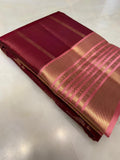 Pure Zari handloom Kanjeevaram silk mark certified saree - Kanjeevaram Silk Mandir