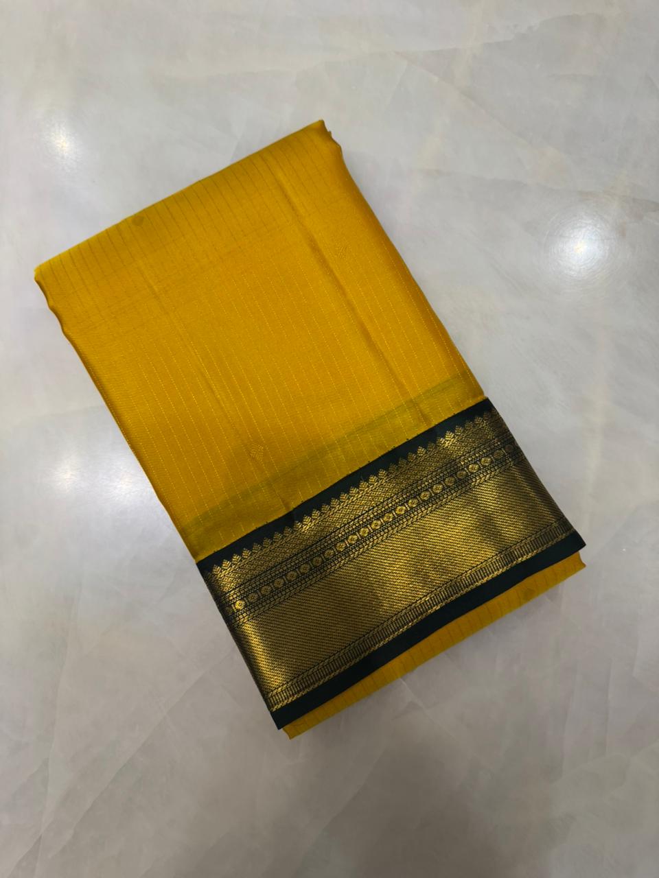 Pure zari handloom Kanjeevaram silk mark certified saree - Kanjeevaram Silk Mandir