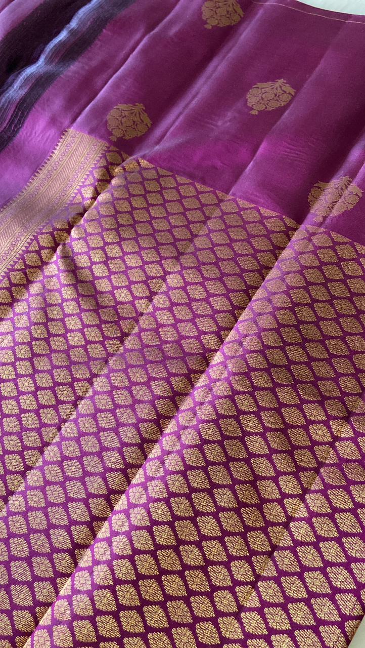 Pure zari handloom Kanjeevaram silk mark certified saree - Kanjeevaram Silk Mandir