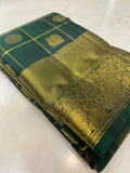 Pure Zari handloom Kanjeevaram silk mark certified saree - Kanjeevaram Silk Mandir