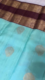 Pure Zari handloom Kanjeevaram silk mark certified saree - Kanjeevaram Silk Mandir