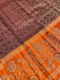 Pure Zari Handloom Kanjeevaram Silk Mark Certified Saree - Kanjeevaram Silk Mandir