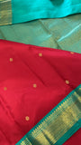 Pure zari handloom Kanjeevaram silk mark certified saree - Kanjeevaram Silk Mandir