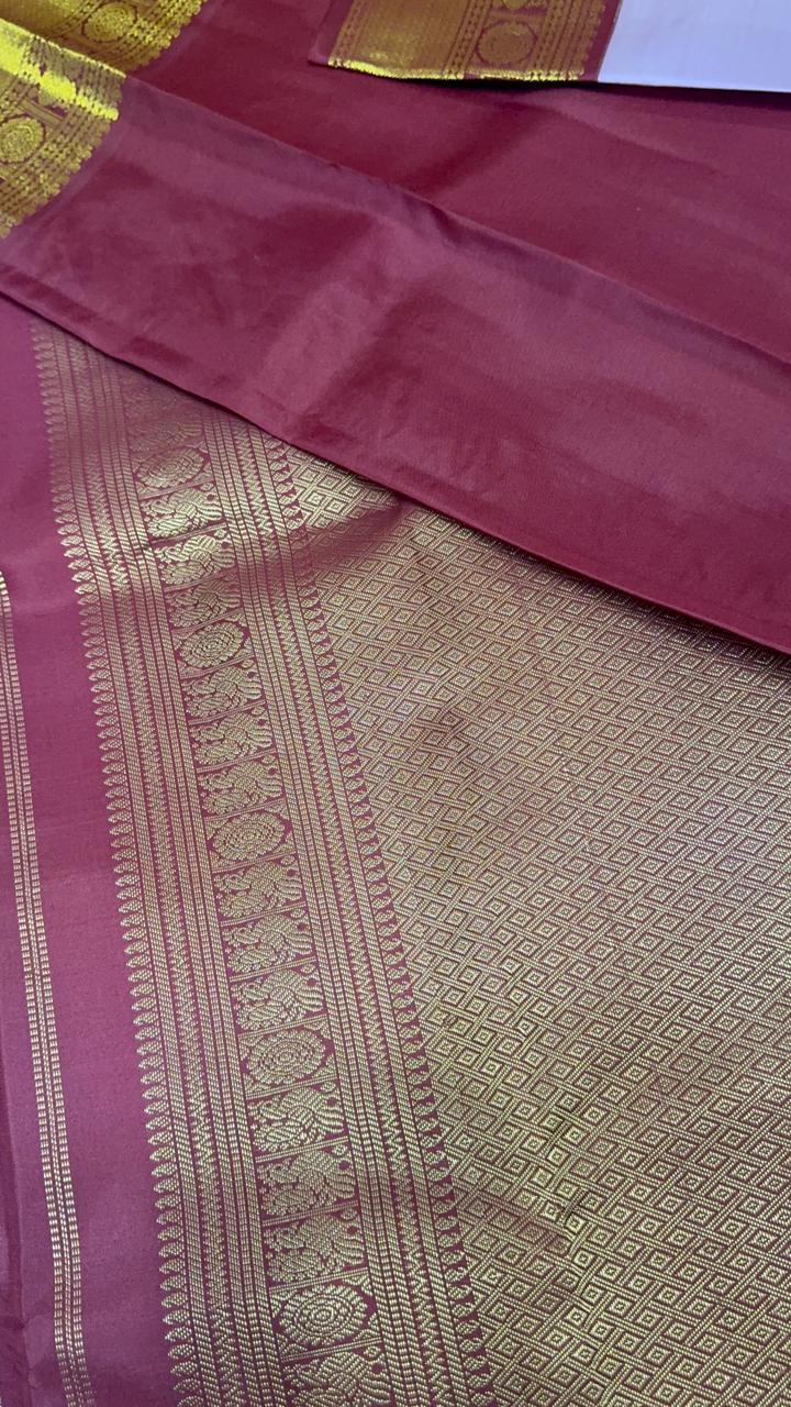 Pure zari handloom Kanjeevaram silk mark certified saree - Kanjeevaram Silk Mandir