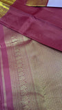 Pure zari handloom Kanjeevaram silk mark certified saree - Kanjeevaram Silk Mandir
