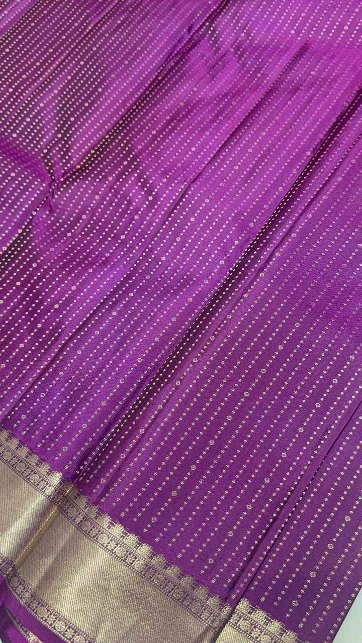 Pure zari handloom Kanjeevaram silk mark certified saree - Kanjeevaram Silk Mandir