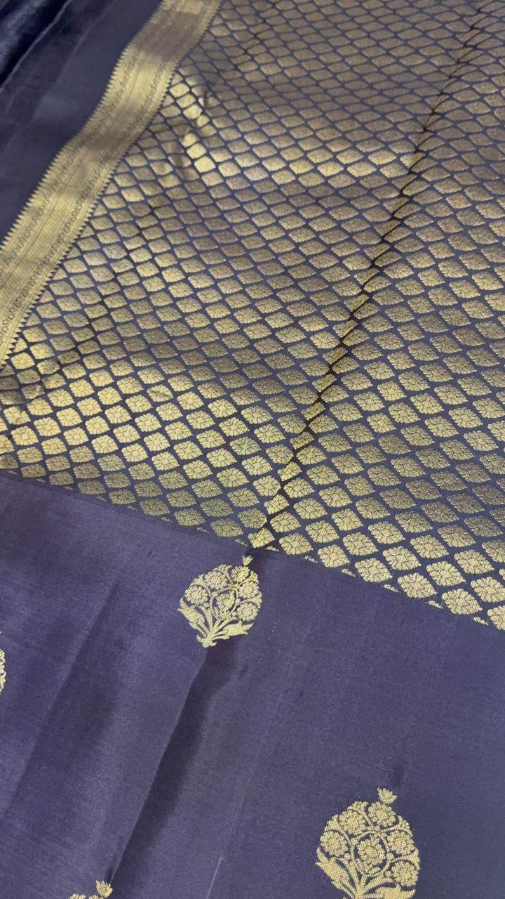 Pure zari handloom Kanjeevaram silk mark certified saree - Kanjeevaram Silk Mandir