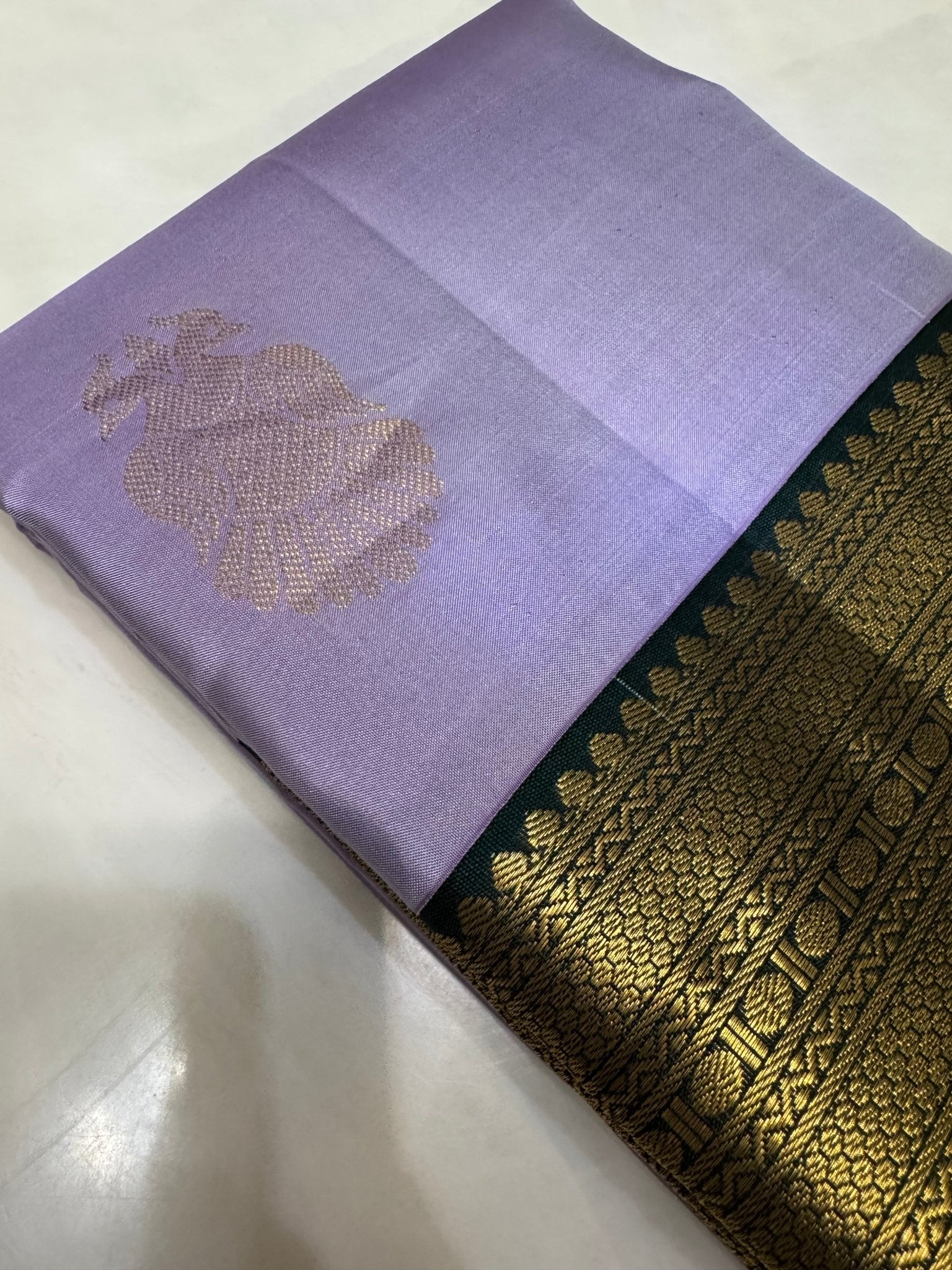 Pure zari handloom Kanjeevaram silk mark certified saree - Kanjeevaram Silk Mandir