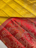 Pure Zari Handloom Kanjeevaram Silk Mark Certified Saree - Kanjeevaram Silk Mandir
