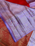 Pure Zari Handloom Kanjeevaram Silk Mark Certified Saree - Kanjeevaram Silk Mandir