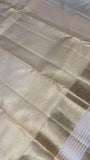 Pure Zari handloom Kanjeevaram silk mark certified saree - Kanjeevaram Silk Mandir