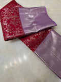 Pure Zari handloom Kanjeevaram silk mark certified saree - Kanjeevaram Silk Mandir
