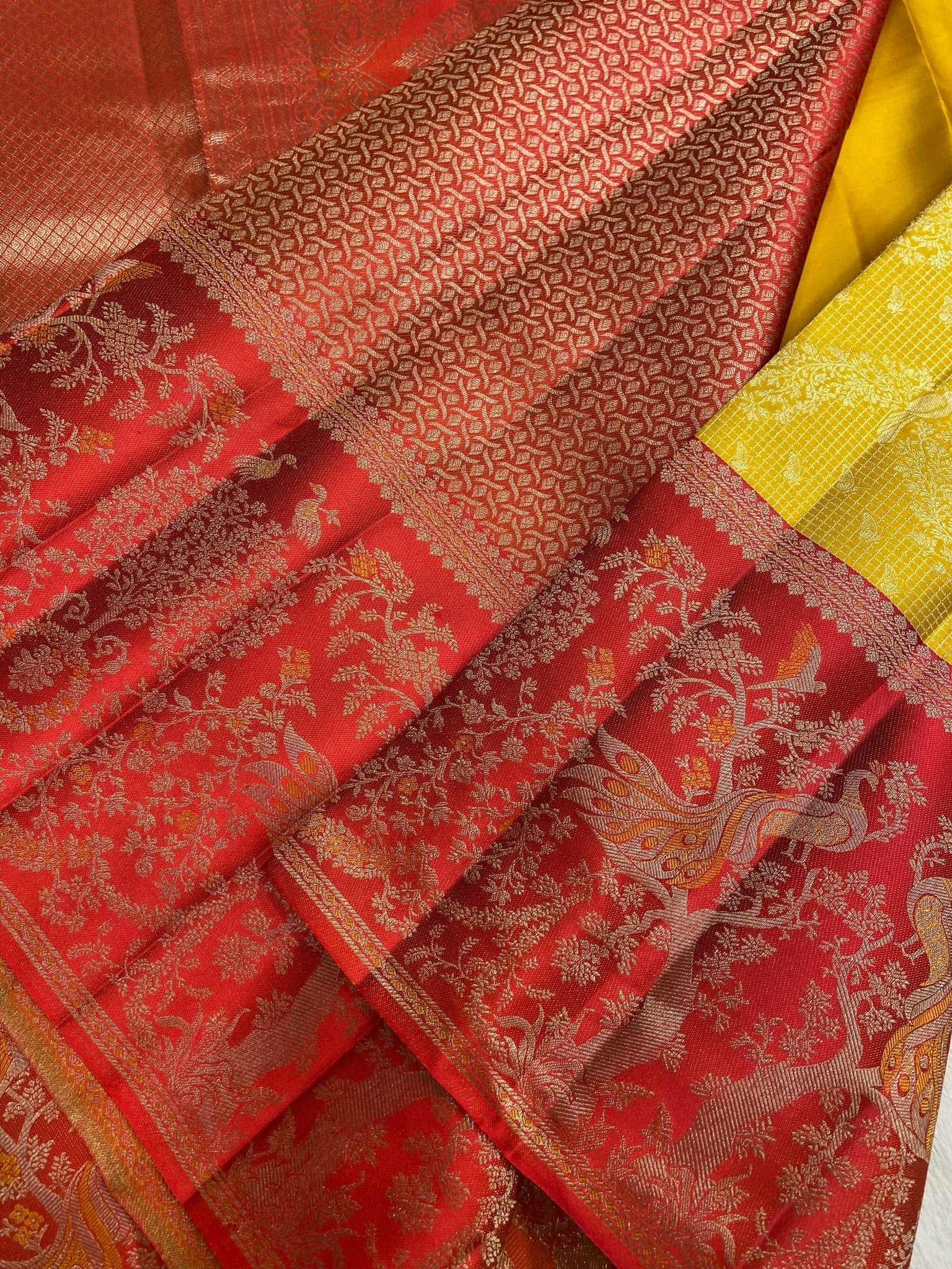 Pure Zari Handloom Kanjeevaram Silk Mark Certified Saree - Kanjeevaram Silk Mandir