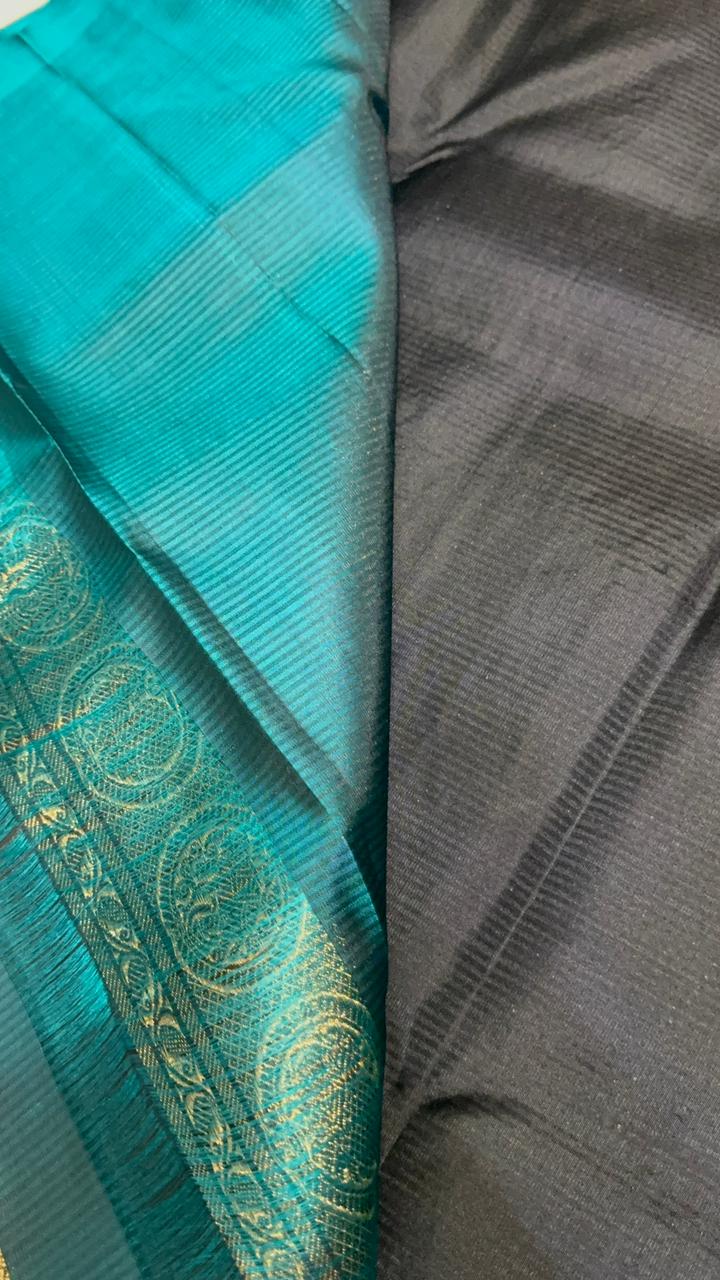 Pure zari handloom Kanjeevaram silk mark certified saree - Kanjeevaram Silk Mandir