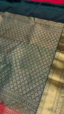 Pure zari handloom Kanjeevaram silk mark certified saree - Kanjeevaram Silk Mandir