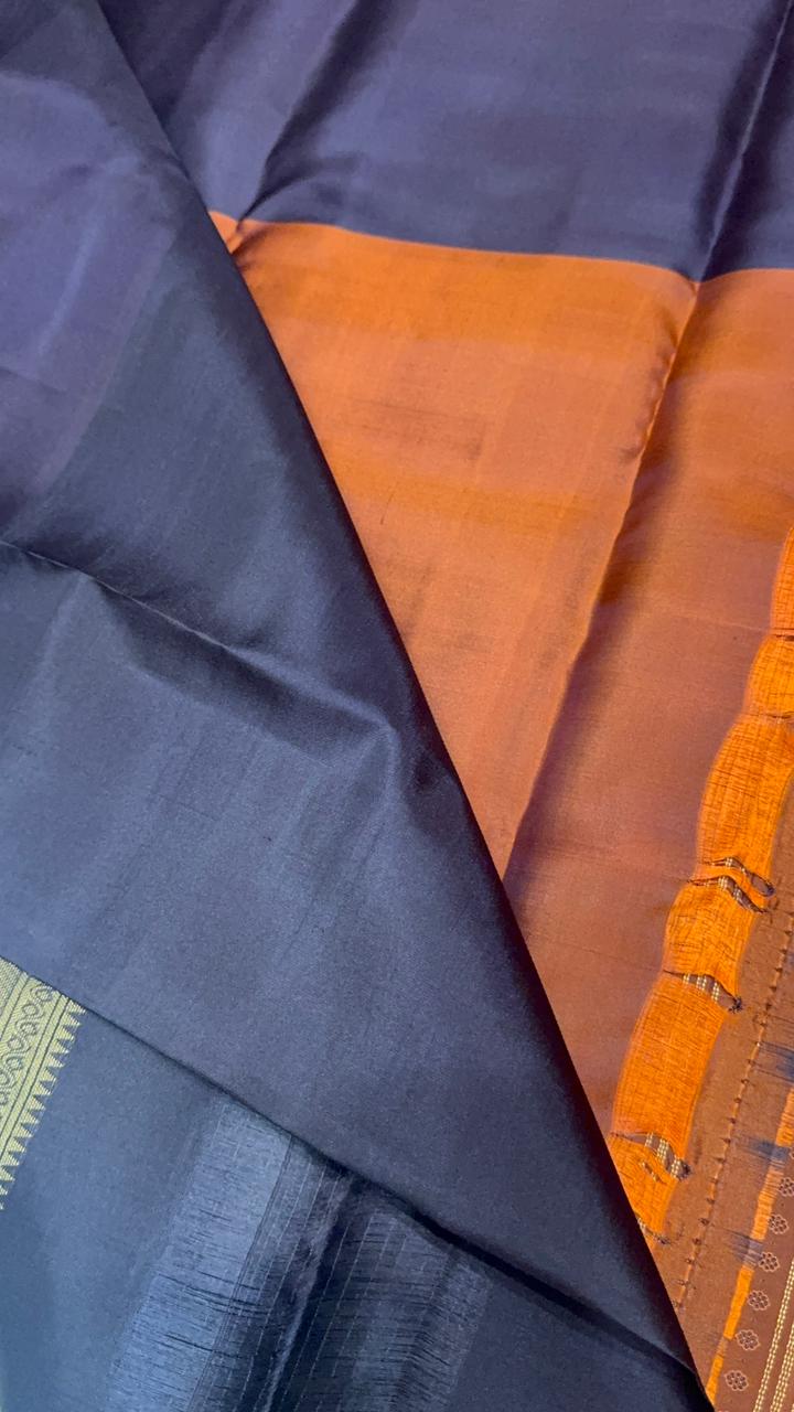 Pure zari handloom Kanjeevaram silk mark certified saree - Kanjeevaram Silk Mandir