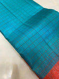 Pure Zari handloom Kanjeevaram silk mark certified saree - Kanjeevaram Silk Mandir
