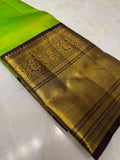 Pure zari handloom Kanjeevaram silk mark certified saree - Kanjeevaram Silk Mandir