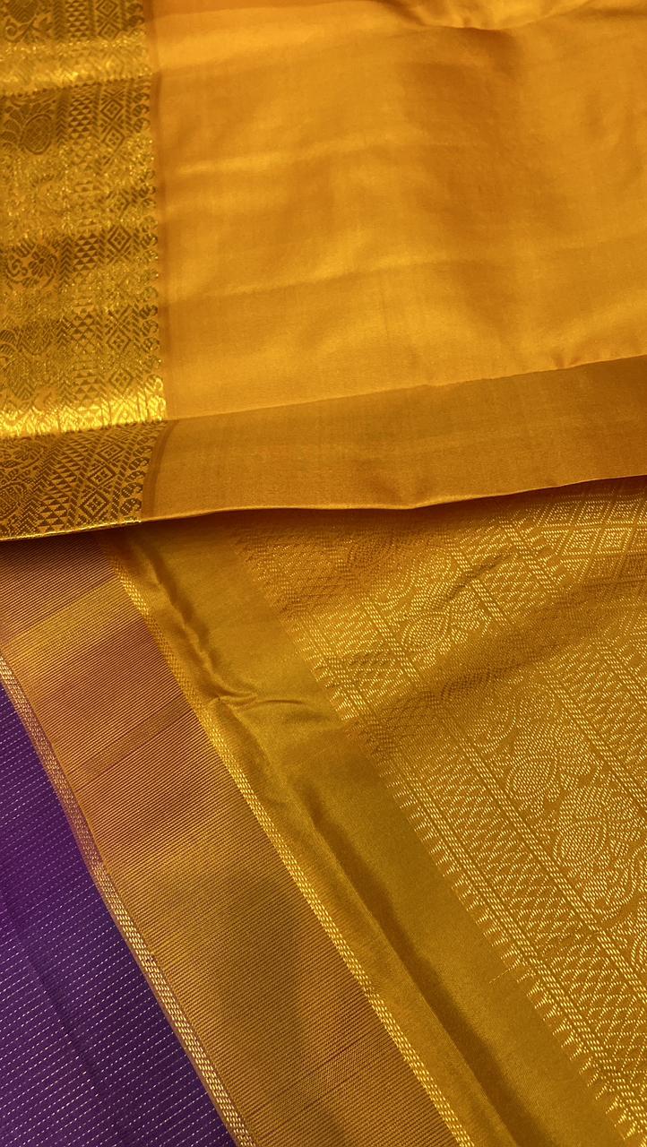 Pure zari handloom Kanjeevaram silk mark certified saree - Kanjeevaram Silk Mandir