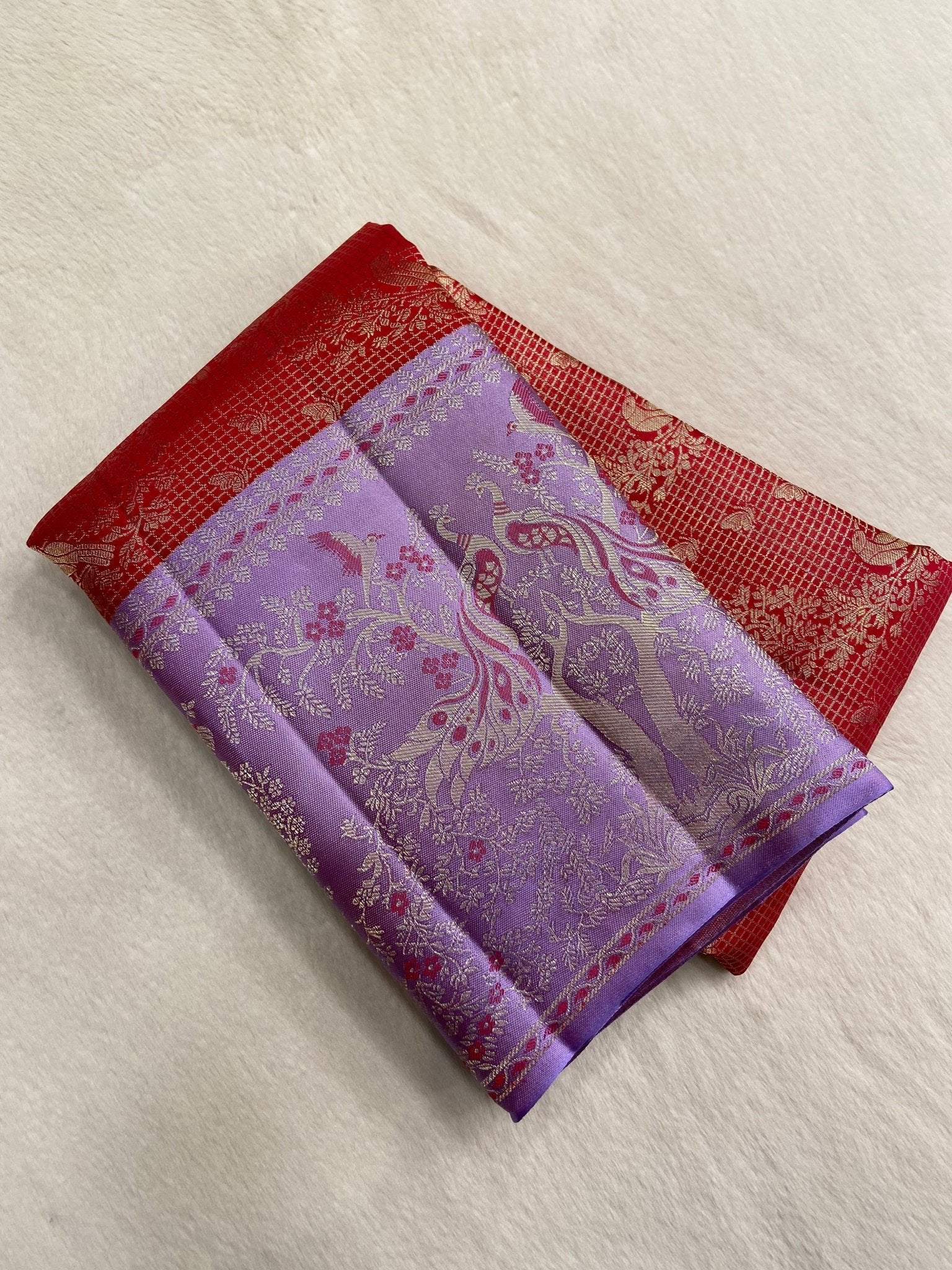 Pure Zari Handloom Kanjeevaram Silk Mark Certified Saree - Kanjeevaram Silk Mandir